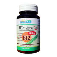 NutriLAB B12 vitamin vega kapszula 500 µg 30X