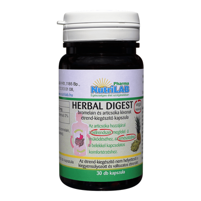 NutriLAB Herbal Digest vega kapszula 30X